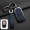 Carcasă Capac Cheie Mașină din Aliaj de Zinc și Piele pentru Honda Civic CRV HRV Accord Pilot Fit Freed Vezel Odyssey 2018 - 2022 Accesorii
