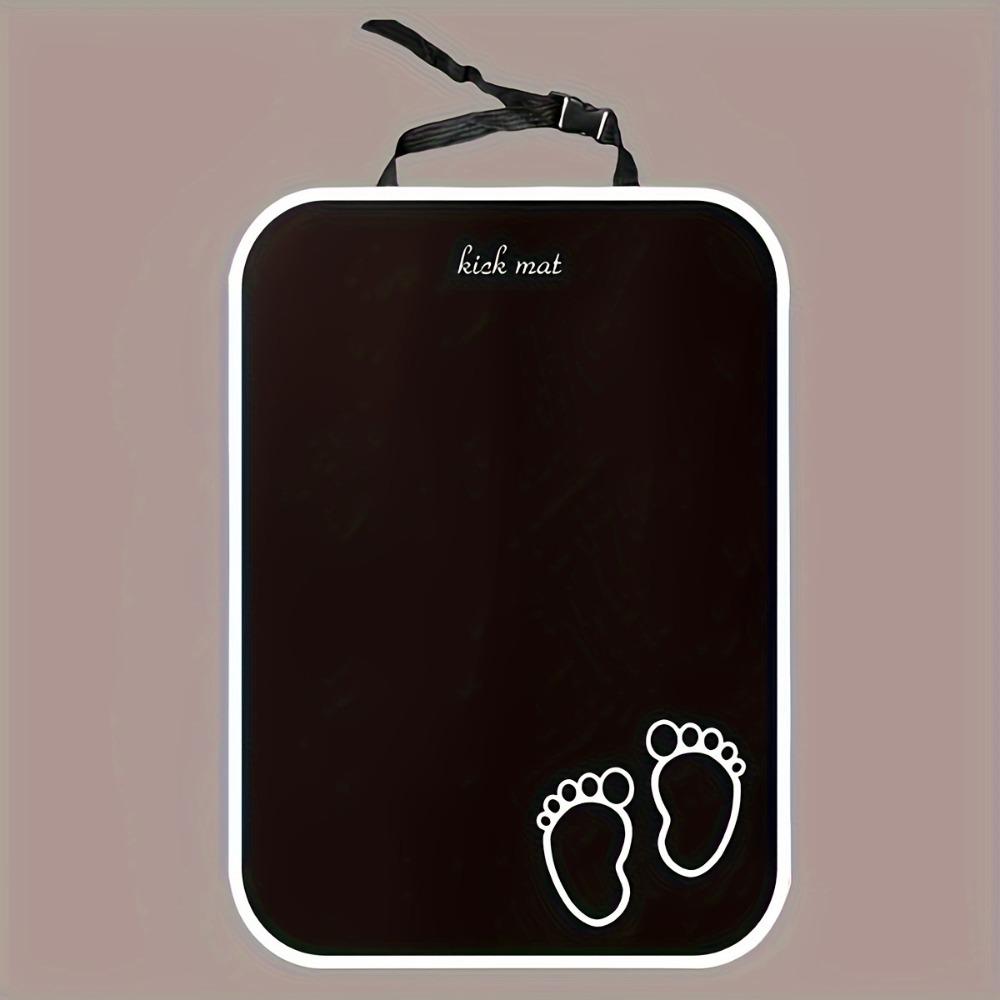 

Oxford Cloth Car Anti-kick Pad Multi-functional Protection Pad Back Seat Protector Cover Anti Mud Dirt Waterproof Storage Bag коричневий