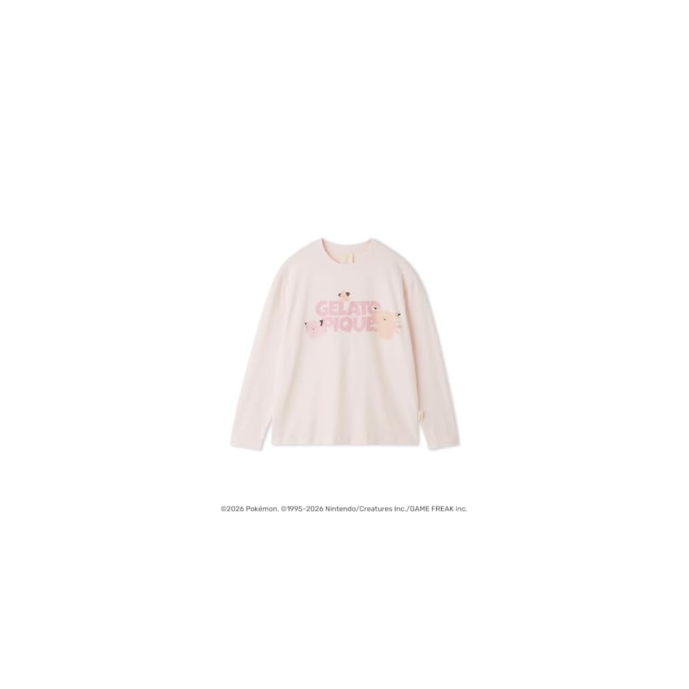 Gelato Pique Unisex Character One-Point Long-Sleeve T-Shirt and Long Pants Set PUCT264200 Unisex