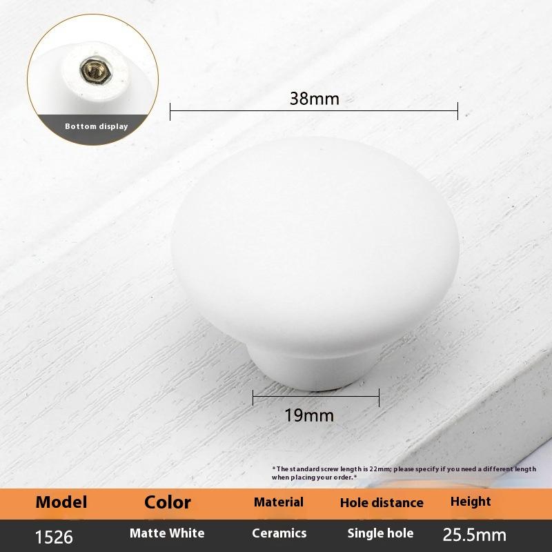 Keramik Schrankgriffe im nordischen Stil für Kinderzimmer, Macaron-farbenfrohe runde Schubladenknöpfe und -griffe, Möbelgriffe für Kinder