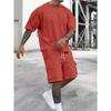 Men's Summer 2026 Fashion T-Shirt & Workwear Shorts Casual Sports Set