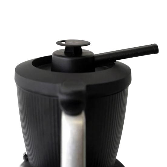 Exhaust Pipe with Raised Handle Rotating Installation Side Exhaust for Kitchen Cabinets Moisture Protection Dishwasher Safe Heat Resistant Accessory