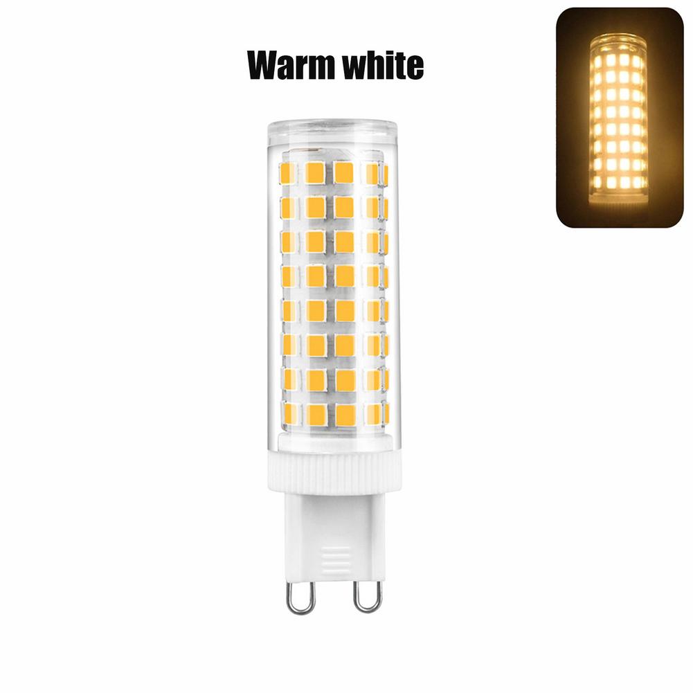 

10W G9 100-240V LED Bulb LED Light-Emitting Floodlight On-flicker Ceramic Energy-saving Lamp Household Corn Bulb теплим білим кольором