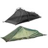 Camping Tent 1 Person Rainproof Backpacking Tent for Outdoor Survival with Quick Setup Durable 2500mm PU Coating for Hiking Fishing Green Single