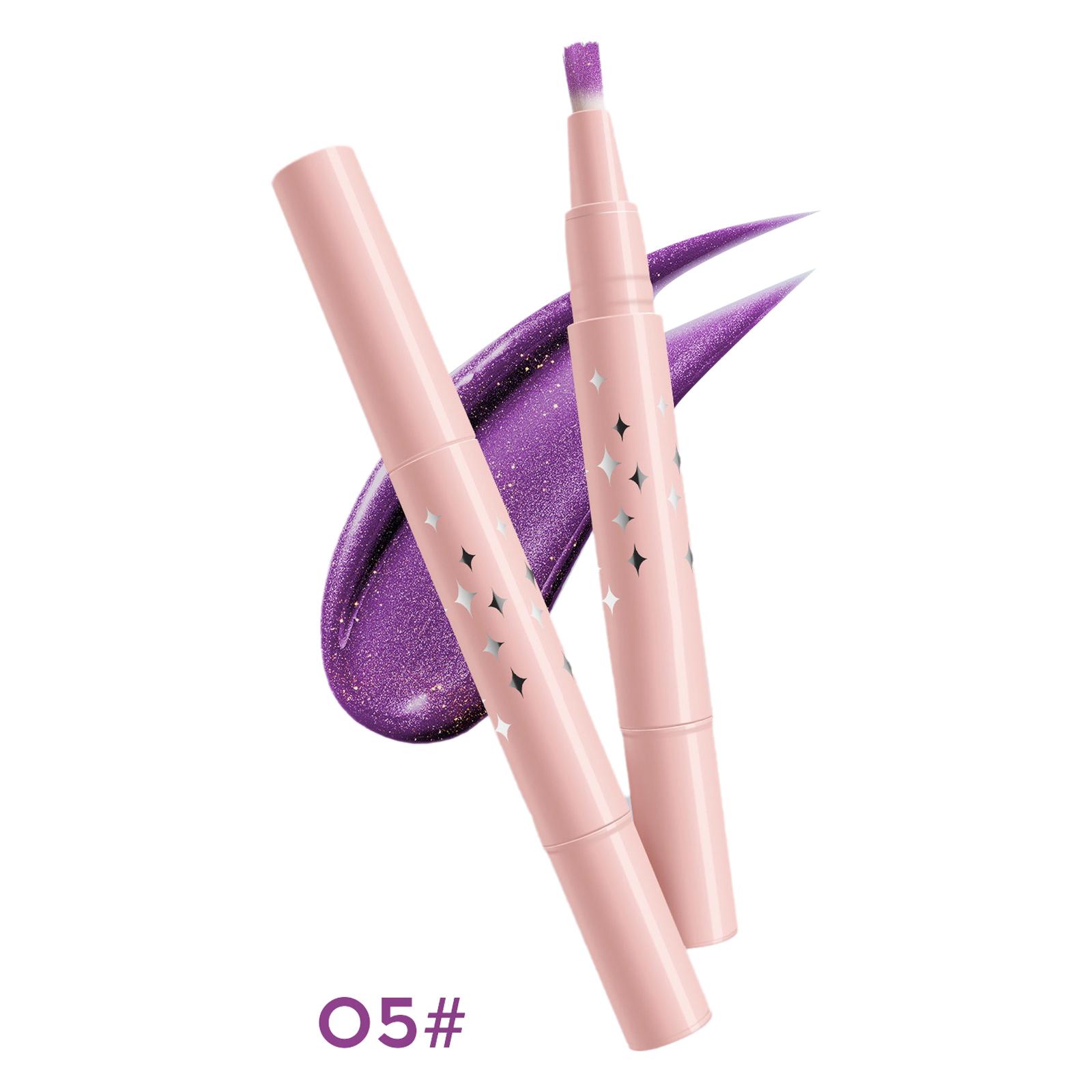 

1Pc 1.8ML Long Lasting Liquid Eyeshadow Quick Dry Formula Waterproof Sweat Proof Shimmery Pearlescent Finish Makeup for Effortless Glam One Size