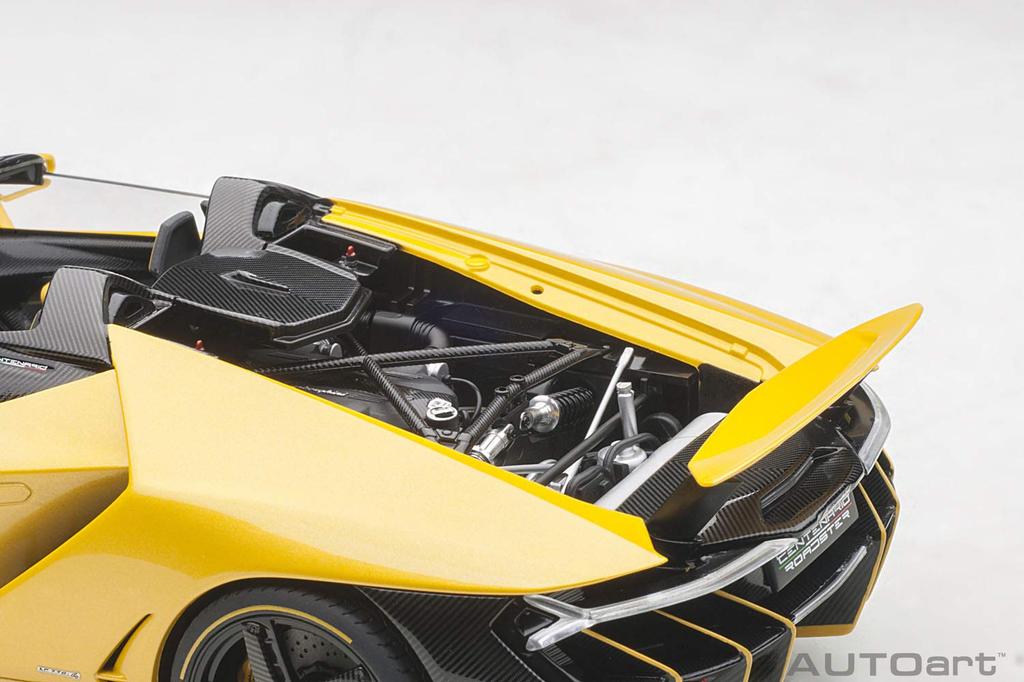 AUTOart 1/18 Lamborghini Centenario Roadster Pearl Yellow Finished Product