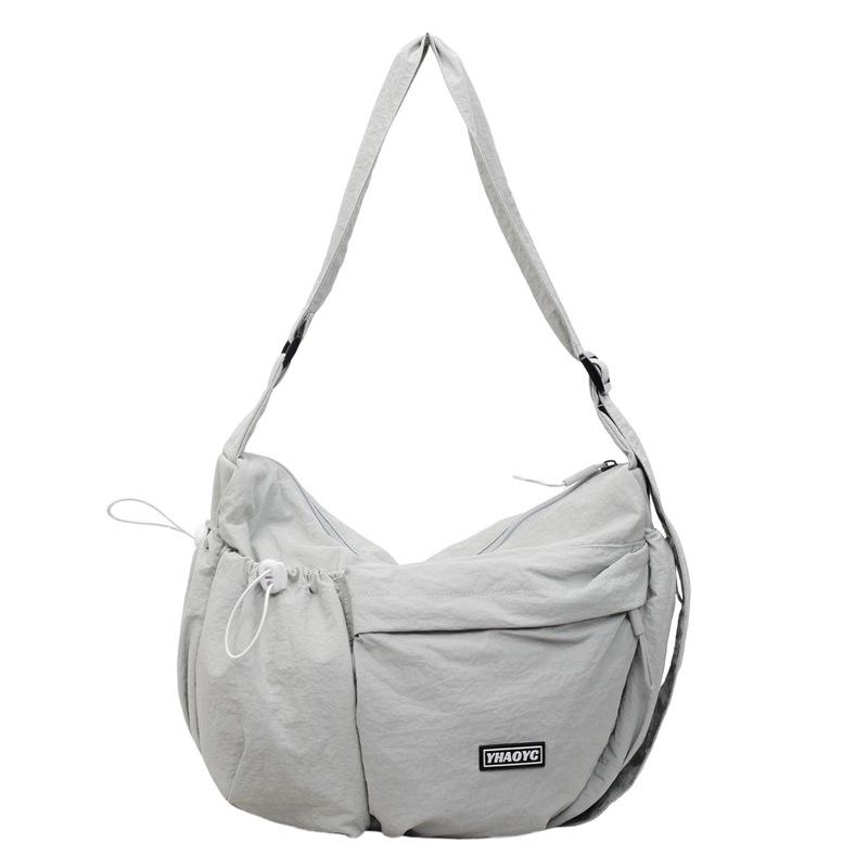 Fashion and foreign style, simple texture and trend, large-capacity bag 2025 autumn new casual women's shoulder messenger bag