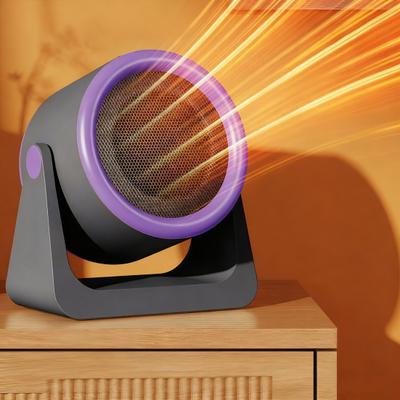 Tragbarer Tischheizer Kleiner Ventilatorheizer Nachttisch-Raumheizer für Büro Schlafzimmer Umkipp- & Überhitzungsschutz Schnelle Erwärmung Persönlicher Wärmer