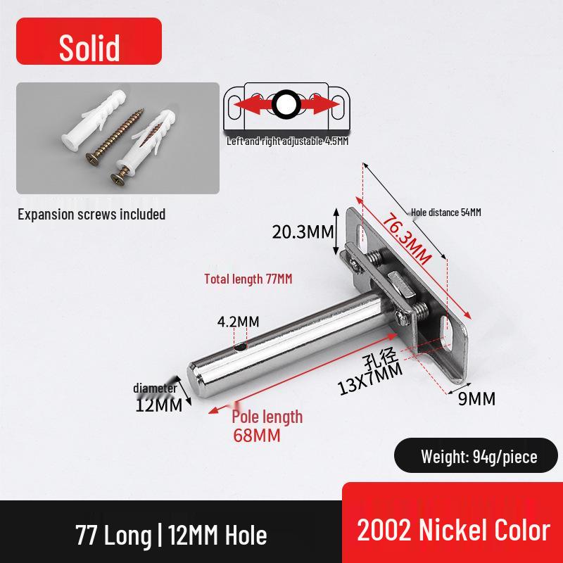 Invisible T-Shaped Shelf Brackets for Concealed Wall-Mounted Bookshelf Support