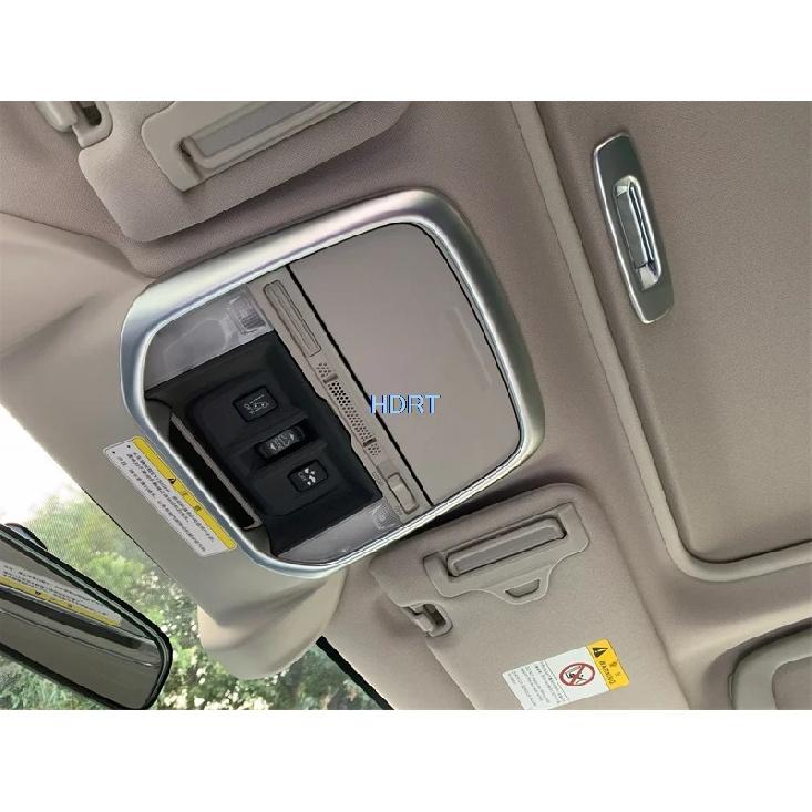 Car Styling Silver Interior Gear Rear Water Cup Front Reading Light Seat Adjustment Cover For Subaru Forester/Wilderness 2025 +