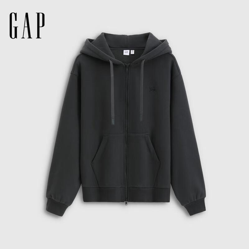 GAP Women's Logo Embroidered Fleece Hoodie