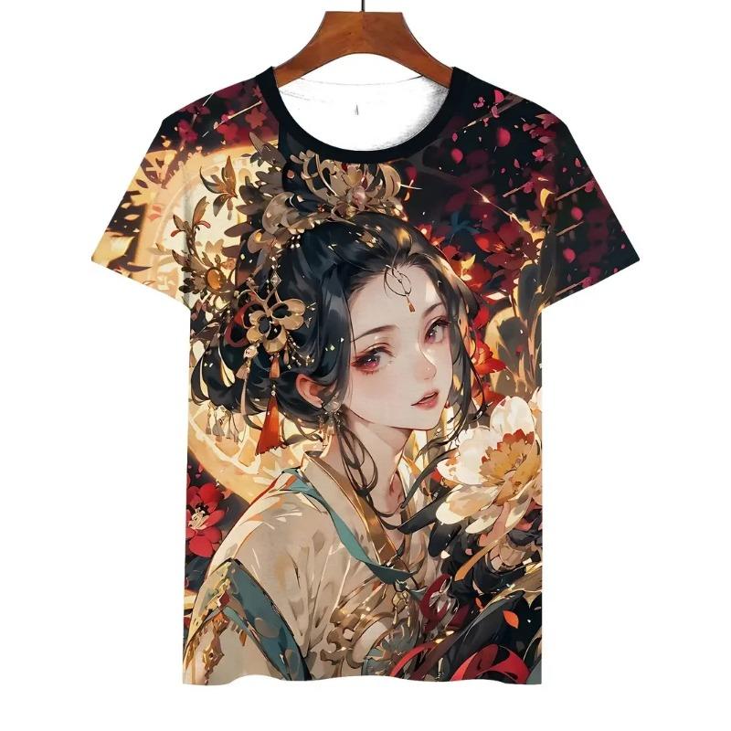 New Anime 3D Printing T-Shirts Summer Men Women Short Sleeve Round Neck T Shirt