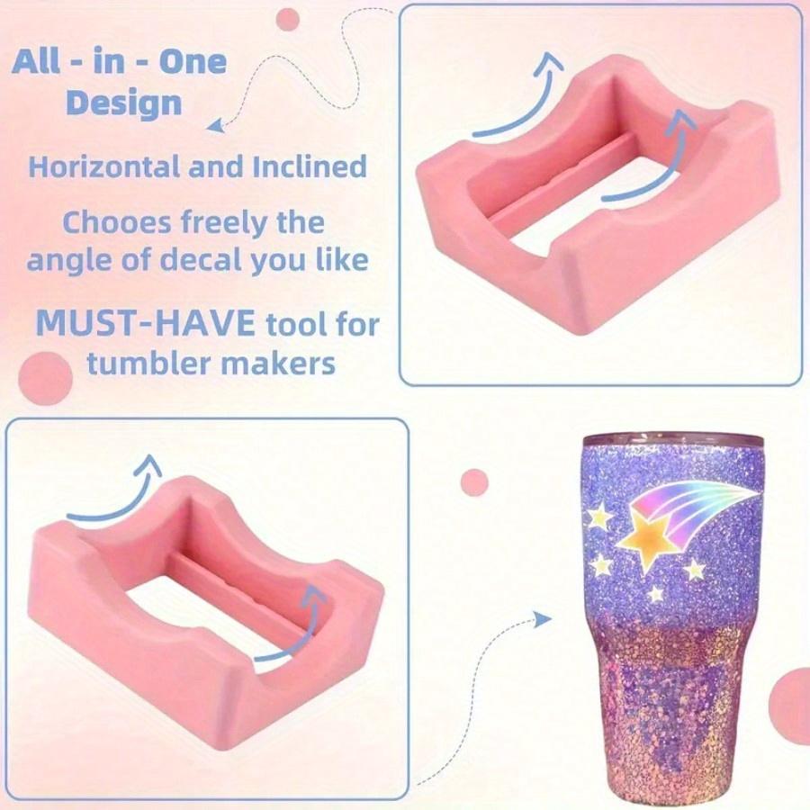 1pc Anti-Slip Silicone Cup Holder, Use This DIY Cup Rack To Keep Your Beverage Cup Stable! For Mugs, Water Cups, DIY Printing Rack