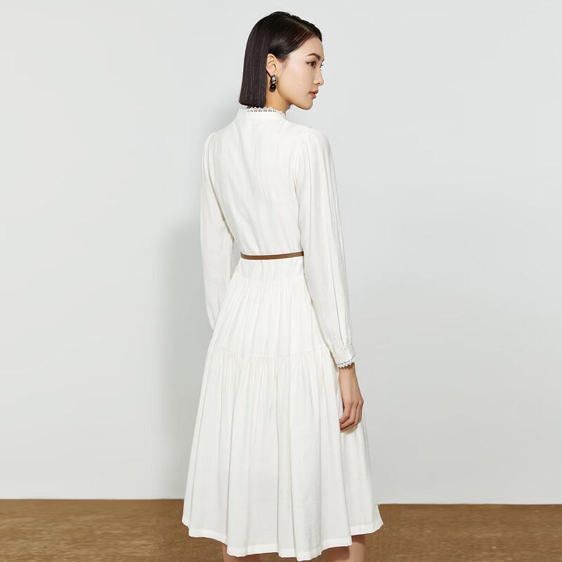 French Design Long-Sleeve Midi Dress
