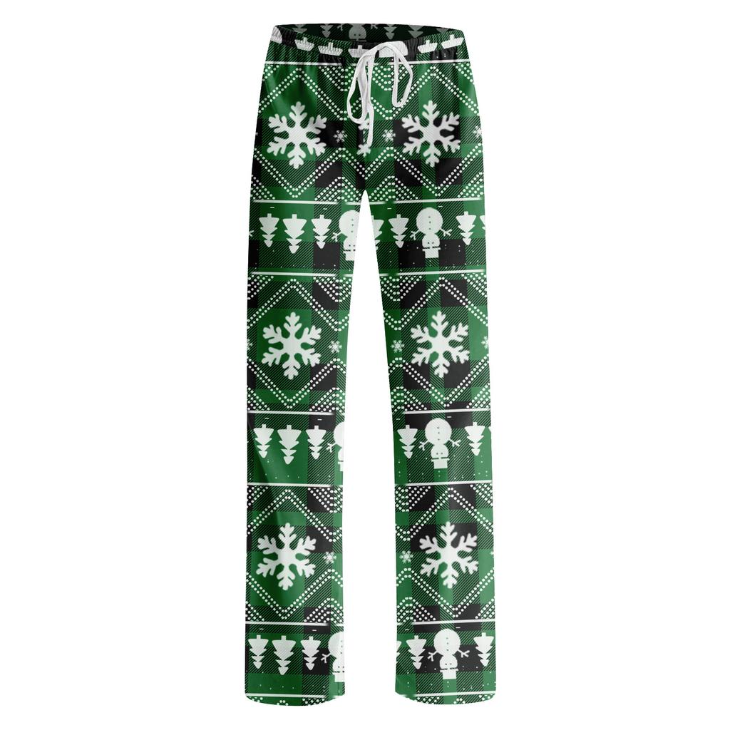 Anime-Pyjamahose, Nachtwäsche, lässige Hose mit Kordelzug und elastischer Taille, bequeme, gerade, lockere Yoga-Hose