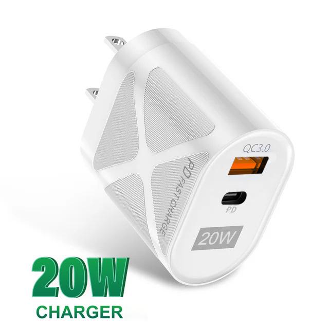 PD33W QC3.0 Multi-Port 65W GaN Fast Charger, 9V/12V US Standard