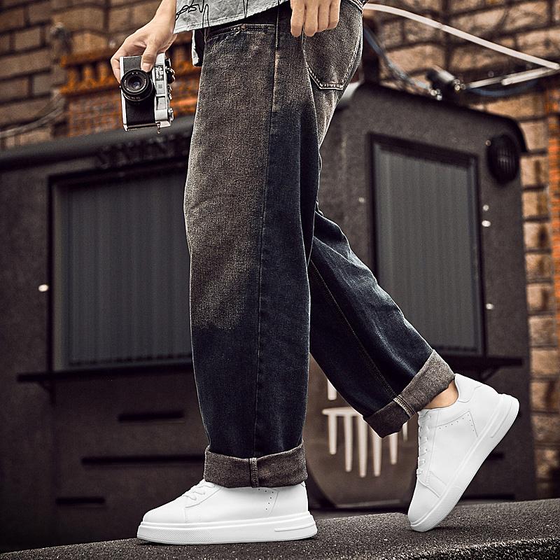 Mens Breathable Sneakers Handmade Genuine Leather Outdoor Shoes Men All-match Male Flats Platform Mens Walking Shoes