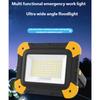 High Brightness LED Camping Lamp With Magnetic Base Portable Rechargeable For Outdoor Adventures Waterproof ABS Material