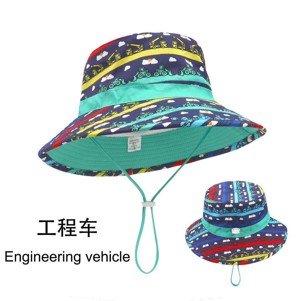Adjustable Kids Fishing Cap Summer Sun Protection Hat Unisex Outdoor Breathable Mesh Various Colors for Children