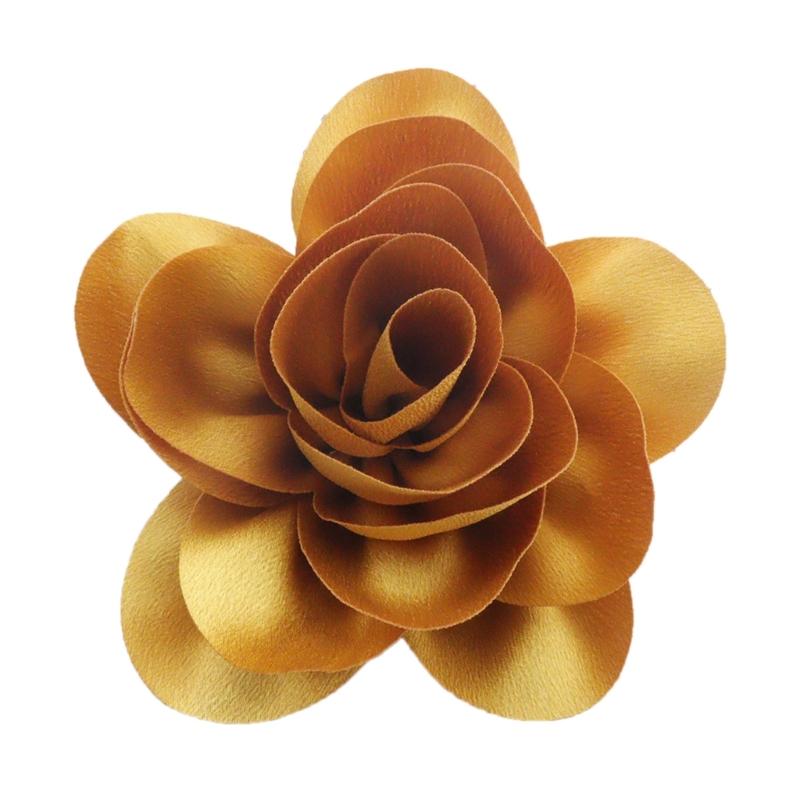 Beautiful Satins Flower Lapel Pin Delicate Brooch French Brooch with Unique Pattern for Fashion Forward Individuals