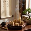 9 Holes Incense Holder Compact Ornament Fragrance Incense Stick Plate Vintage Versatile Mini Vase Home Decor 7