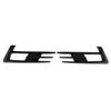 Glossy Black Front Fog Lamp Eyebrow Eyelid Cover Trim Replacement for MK7 2014‑ 2017