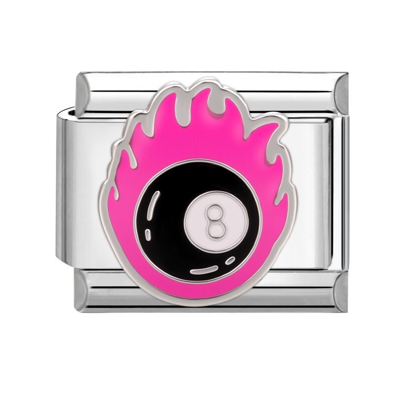 New Creative Design Eyes Colorful Flowers Cat Dog Ball Italian Charm Links Fit 9MM Bracelet Stainless Steel DIY Making Jewelry