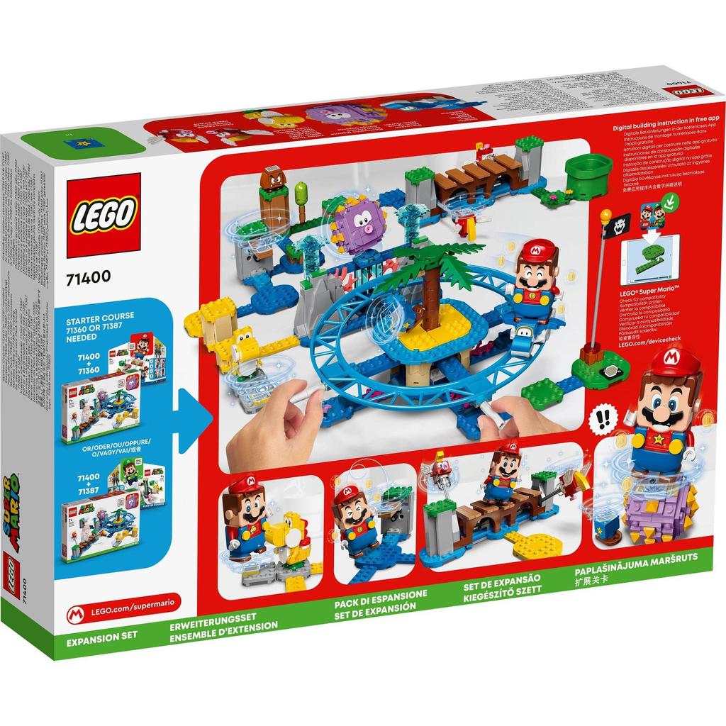 LEGO Super Mario: Big Urchin and Lifton's Surf Challenge 71400, Toy, Building Blocks, Gift, Video Game, Boys and Girls, Ages 7 and Up