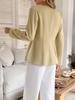 2025 Autumn/Winter European & American Elegant Long-Sleeve Buttoned Women's Suit Jacket
