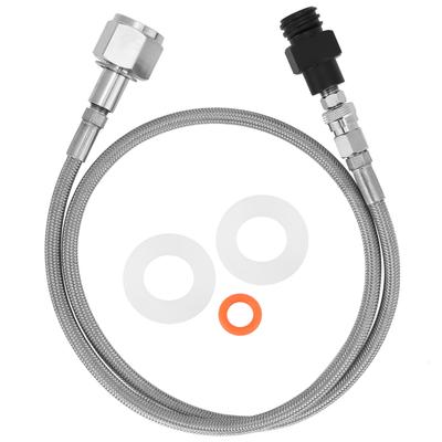 W21.8?14 // TR21?4 1m Soda Schlauch Adapter Kohlendioxid Gas Zylinder Refill Werkzeuge Silber