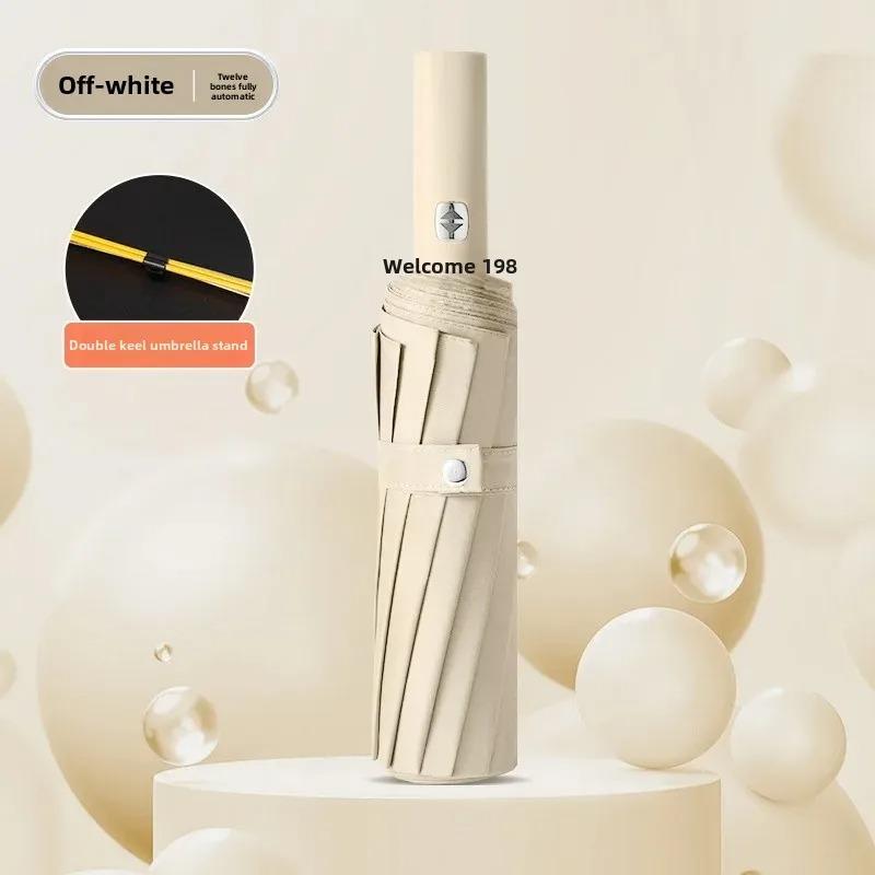 Automatic Large Size Sun And Rain Umbrella 24 Bones Sunshade Umbrella For Outdoor