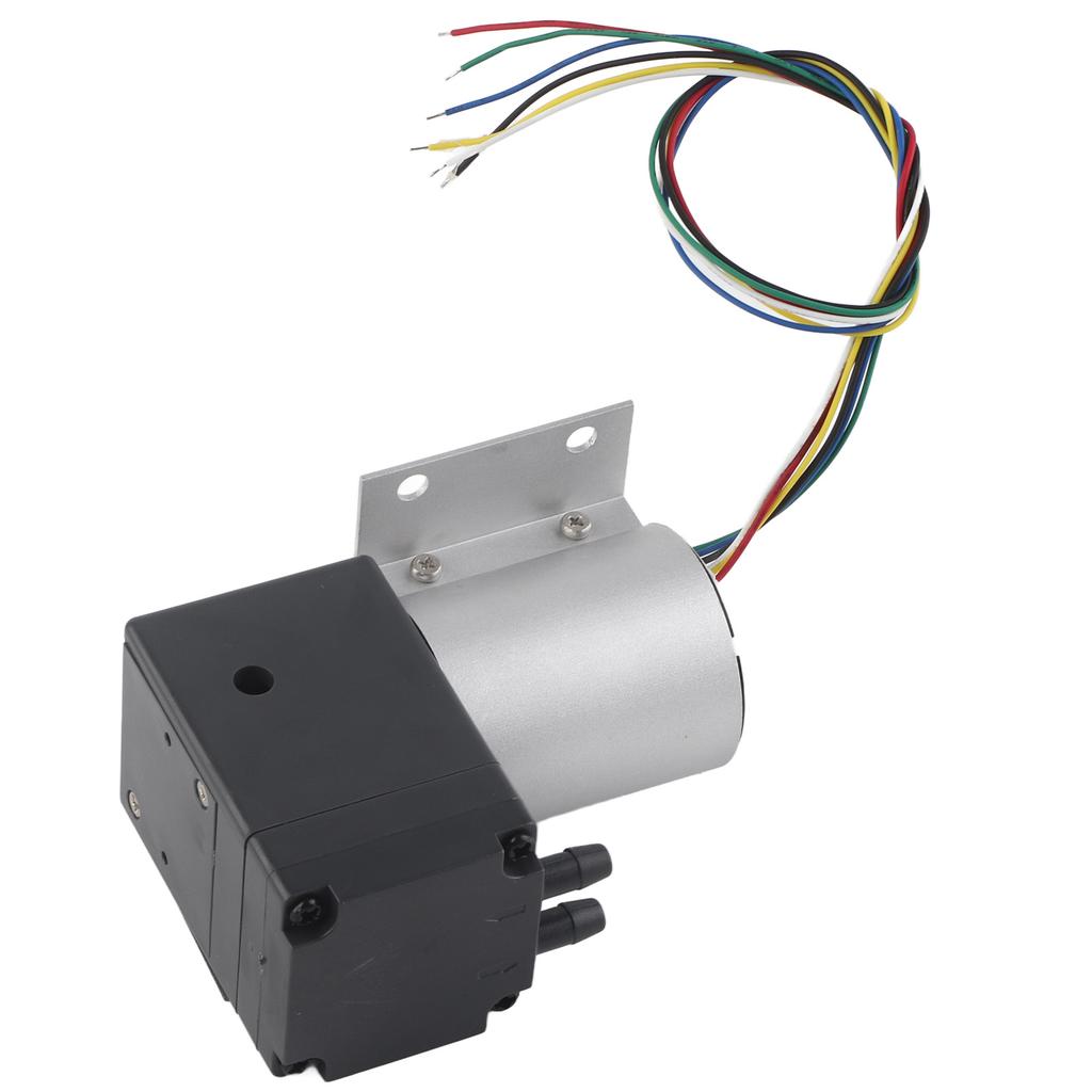 Micro Vacuum Pump Sturdy High Low Temperature Resistance Brushless Oil Free Diaphragm Pump DC12V 10W
