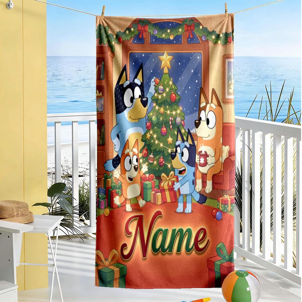 Halloween Friends Costumes Personalized Text Beach Towel High Absorbency & Quick-Dry