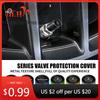 Car Sticker Hot For Benz For AMG Benz 4pcs Car Wheel Tire Valve Caps Air Stem Covers for MERCEDES BENZ W203 W204 W205 W209 W210 