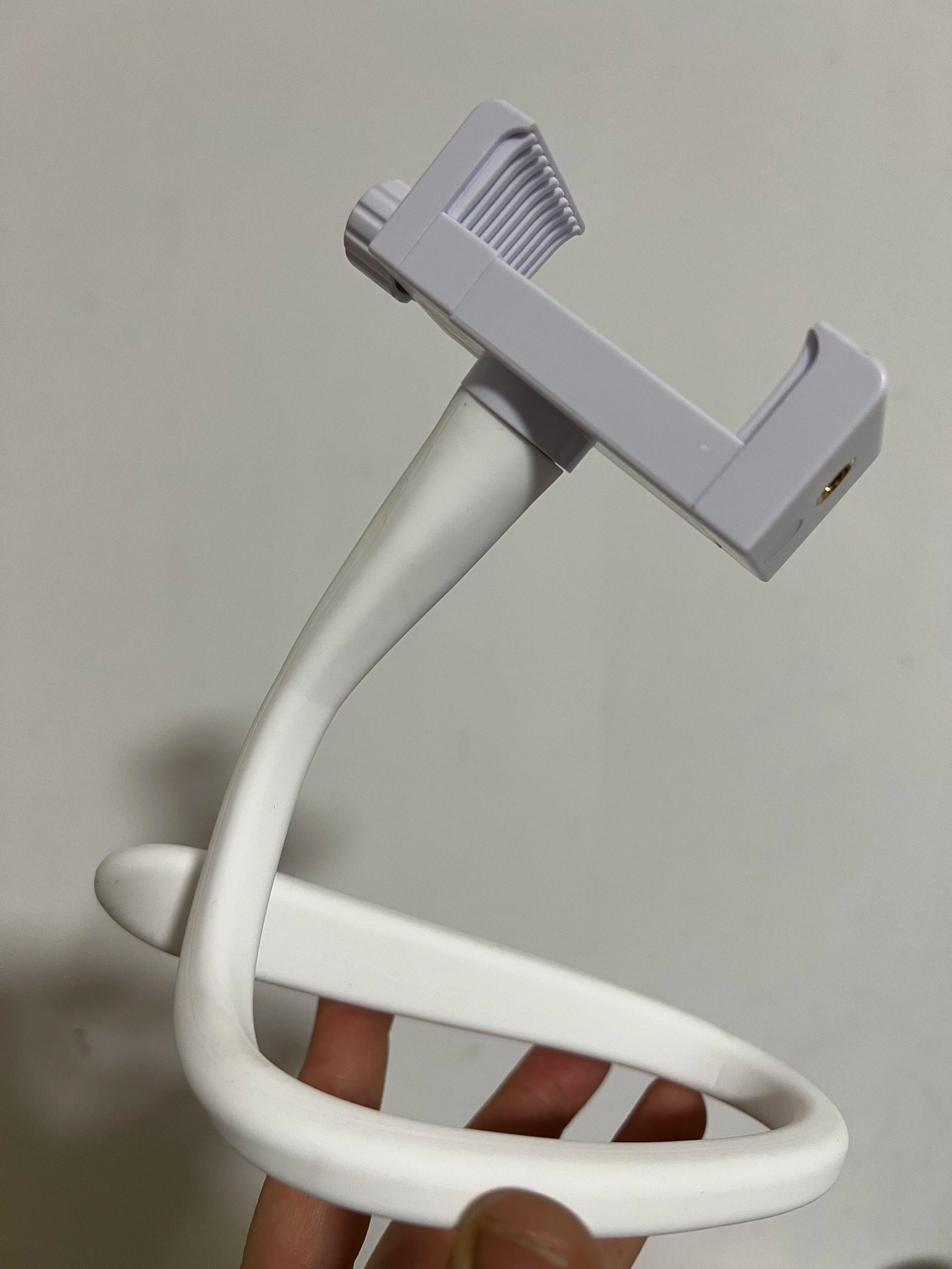 

Universal Baby Monitor Holder Flexible Twisting Bracket Webcam Stand Mount Hole-Free Crib Cradle Rod білий