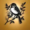 Metal Wall Art Decor for Living Room Modern Home Interior Replica Sculpture