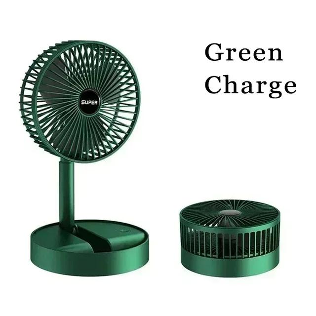 Electric fan small household ultra quiet office desktop portable folding USB student dormitory 2026 new small fan