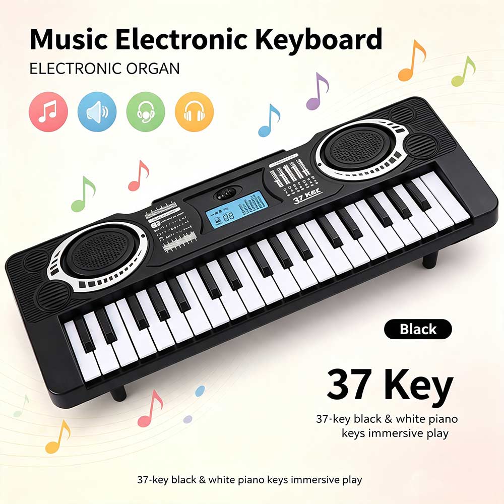 37 Keys Musical Instrument Toy Kids Electronic Piano Toy Piano Keyboard Toy Preschool