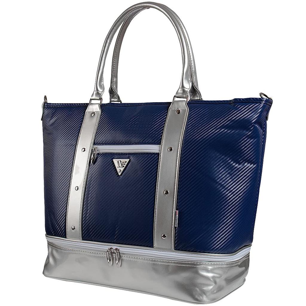 WORLD EAGLE Boston Navy Beginner BB1704-TC Bag, Silver,