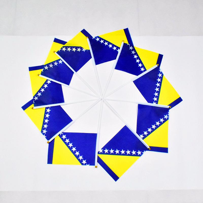 Bosnia and Herzegovina 10pieces of 14*21cm hand-waving flags