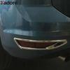Rear Bumper Fog Light Lamp Cover Trim For Volkswagen VW Touran 2016- 2024 Chrome Car Accessories Tail Foglights Bezel Trims