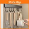Kitchen Wall Mount Hooks With Space Aluminum Construction For Cookware And Utensil Hanging