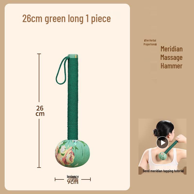 Mugwort Meridian Massage Hammer for Back & Shoulder Tapping