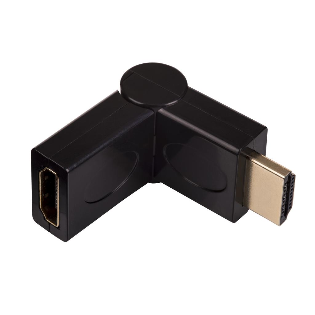 Hdmi - Hdmi 1.4 Adapter Akyga Ak-Ad-40 180 Degree Adapter 4K Barrel /F