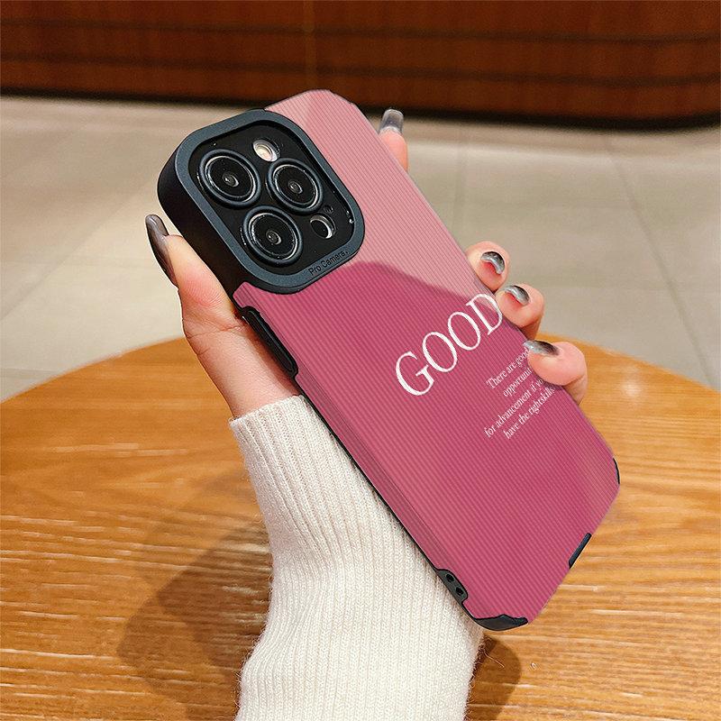 Vertical Leather Shell Colored Painting Printed Patterned Shockproof Soft Silicone Case with Camera Lens Full Protection for IPhone Samsung