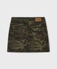 Who.A.U Camouflage Mini Skirt / Whwhg1391F