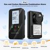 Natural Gas Detector Alarm Plug in with LED Color Display Rv Methane Gas Detector Fast Response for Home RV Camping Apartment