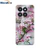 Phone Case For Xiaomi 14 Pro Case Soft Clear Painted Silicone Bumper Capa For Xiaomi 14 13T Mi 13T Pro Protect Transparent Cover