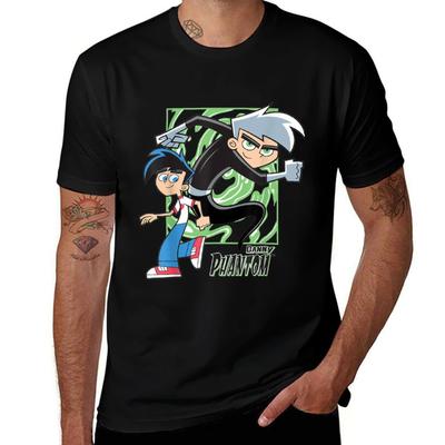 Danny Phantom With Both Danny And Phantom TShirt Casual All Match Tee Shirt for Unisex TShirt