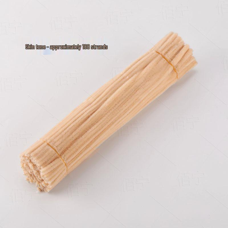 Macaron Color Extra Dense Handmade Flower Pipe Cleaners